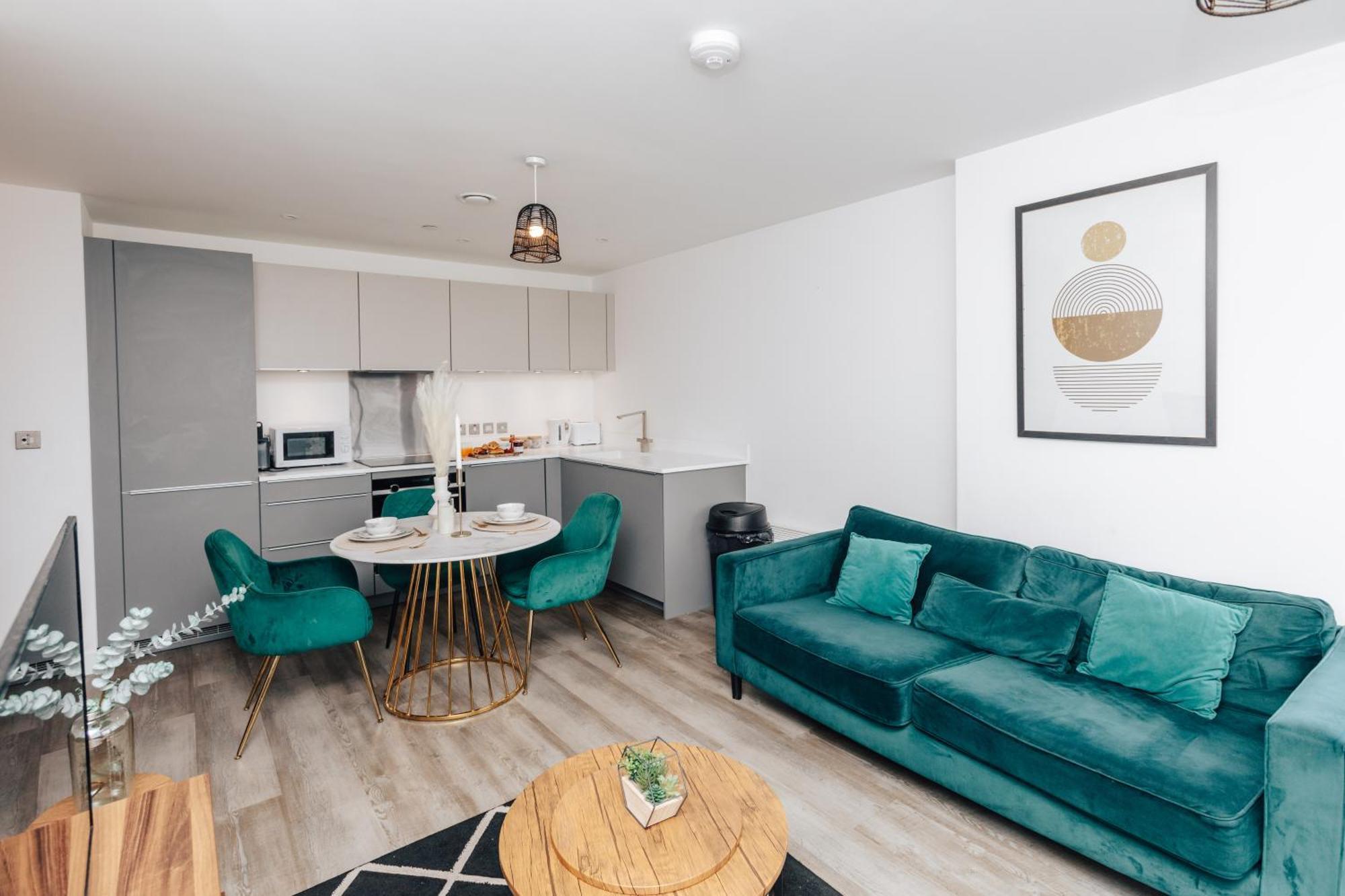Luxury 2 Bedroom Apartment, Broad Street Birmingham Luaran gambar